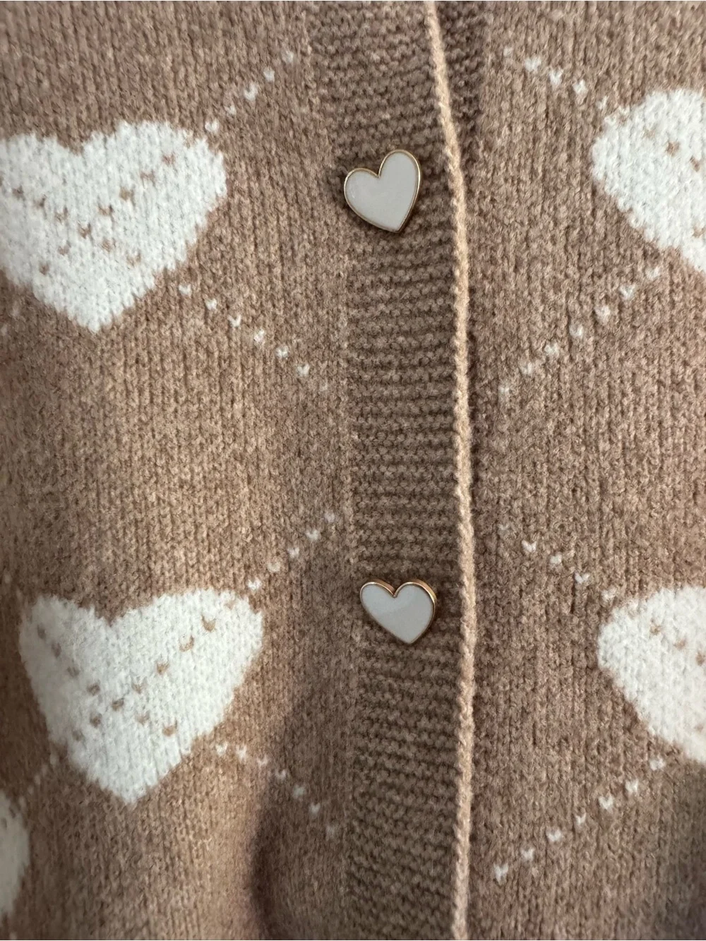 Cynthia Rowley Heart Print Argyle Sweater
